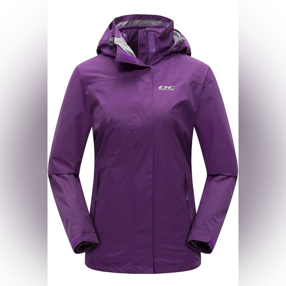 DC Jackets & Blazers - Diamond Candy Womens 3-in-1 Winter Jacket Waterproof Rain Coat with Hood Warm